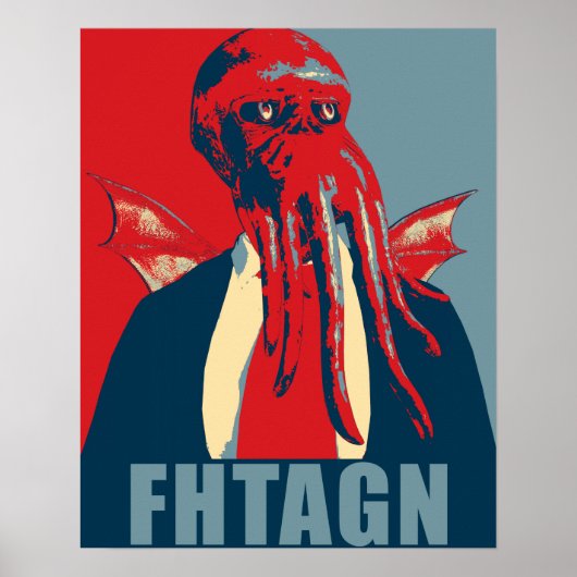 Fhtagn Poster (Voorkant)