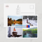 FI Lapland - Lake Inari - Lammintupa - Santa Claus Briefkaart (Voorkant / Achterkant)