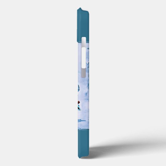 "Fiamma" "Corsa Elegante" – Elegante rit Case-Mate iPhone Case (Achterkant / Links)