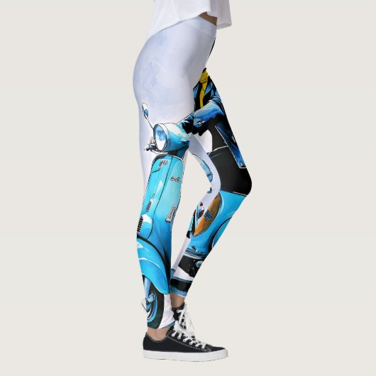 "Fiamma" "Corsa Elegante" – Elegante rit Leggings (Rechts)