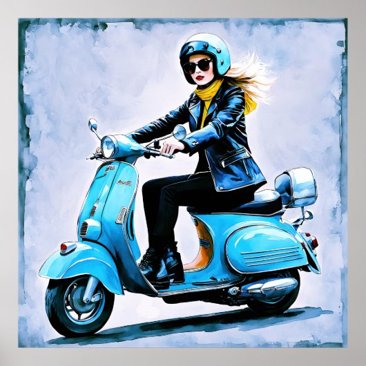 "Fiamma" "Corsa Elegante" – Elegante rit Poster (Voorkant)