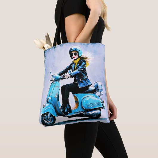 "Fiamma" "Corsa Elegante" – Elegante rit Tote Bag (Dichtbij)