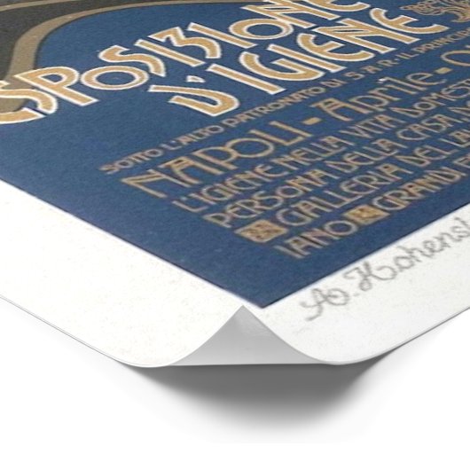 Fiammiferi Senza Fosforo del Dottor Craveri Poster (Hoek)