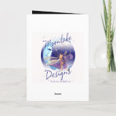 Fiance Christmas Kaart - Sneeuwman in hart en nier (Achterkant)