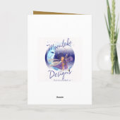 Fiance Christmas Kaart - Sneeuwman in hart en nier (Achterkant)