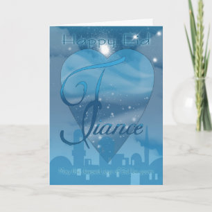 Fiance - Eid Day Card - Happy Eid Feestdagen Kaart