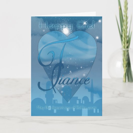 Fiance - Eid Day Kaart - Happy Eid (Voorkant)