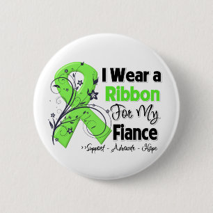 Fiance - Lymphoma Ribbon Ronde Button 5,7 Cm