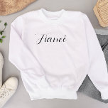 Fiance Sweatshirt voor haar<br><div class="desc">Fiance Sweatshirts,  Gepersonaliseerd Bridal Shirt,  Wedding Gift,  Bride Sweatshirt,  Vrijgezellenfeest,  Wifey Sweatshirt,  aan te passen met een jaar,  datum of naam.</div>