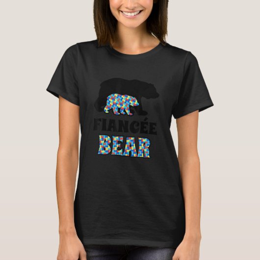 Fiancée Beer Autism Awareness T-shirt (Voorkant)