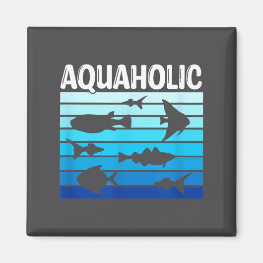 Fiank Funny Fishkeeper Quote Fish Keeper Aquarium  Magneet (Voorkant)