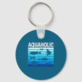 Fiank Funny Fishkeeper Quote Fish Keeper Aquarium  Sleutelhanger (Voorkant)