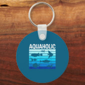 Fiank Funny Fishkeeper Quote Fish Keeper Aquarium  Sleutelhanger (Voorkant)