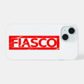 Fiasco Stamp iPhone 15 Case (Achterkant horizontaal)