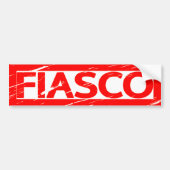 Fiasco Stempel Bumpersticker (Voorkant)
