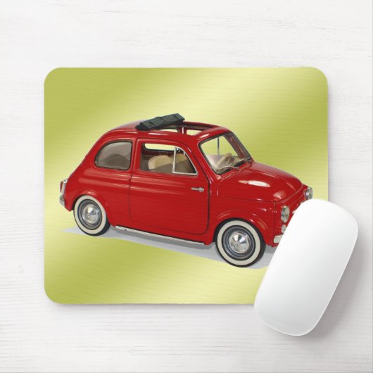 fiat500 muismat (Met muis)