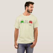 fiat500trio t-shirt (Voorkant volledig)