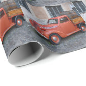 Fiat 1100-ophaalservice cadeaupapier (Rol Hoek)