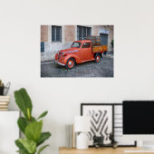 Fiat 1100-ophaalservice poster (Thuiskantoor)