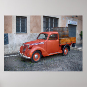 Fiat 1100-ophaalservice poster