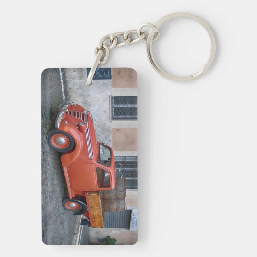 Fiat 1100-ophaalservice sleutelhanger (achterkant)