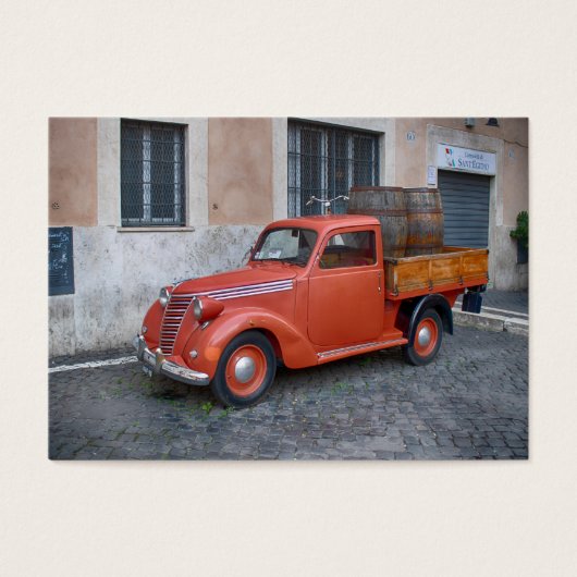 Fiat 1100-ophaalservice visitekaartje (Voorkant)