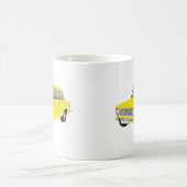 Fiat 124 geel koffiemok (Center)