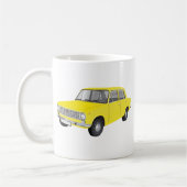 Fiat 124 geel koffiemok (Links)