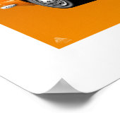 Fiat 124 Spider Illustration Poster (Hoek)