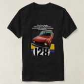 FIAT 128 RALLY Classic T-shirt (Design voorkant)