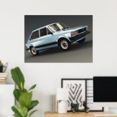 Fiat 147 poster (Thuiskantoor)