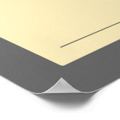 Fiat 500, 1959 - Roem op grijs Poster (Hoek)