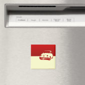 Fiat 500, 1959 - Rood op licht Magneet (Insitu (Vaatwasser))