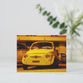 Fiat 500 Abarth. Briefkaart (Staand voorkant)