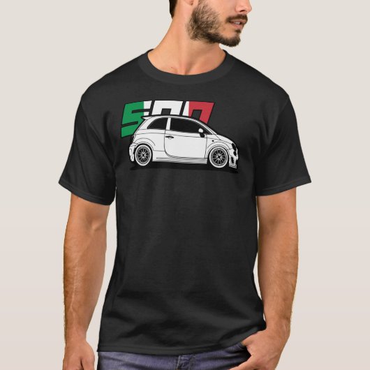 Fiat 500 Abarth Classic T-Shirt (Voorkant)