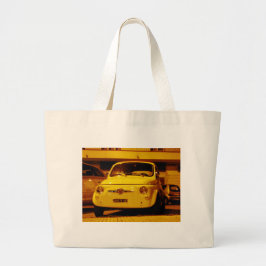 Fiat 500 Abarth. Grote Tote Bag