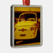 Fiat 500 Abarth. Metalen Ornament (Rechts)