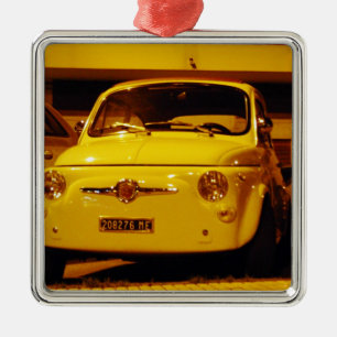 Fiat 500 Abarth. Metalen Ornament