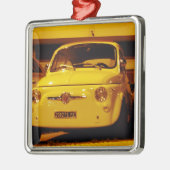Fiat 500 Abarth. Metalen Ornament (Links)