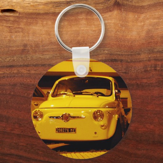 Fiat 500 Abarth Sleutelhanger (Voorkant)