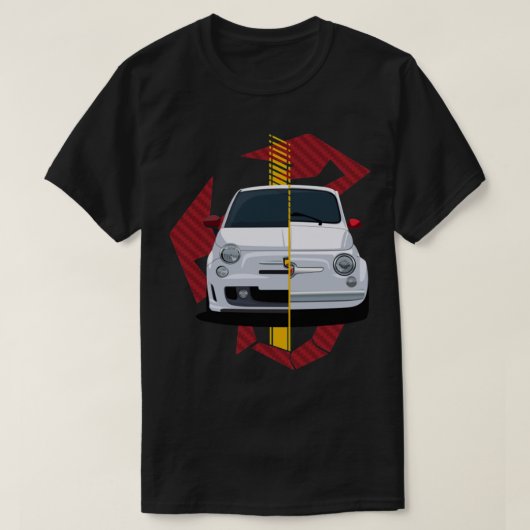 Fiat 500 Abarth T-shirt (Design voorkant)