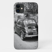 FIAT 500-auto in zwart-wit Case-Mate iPhone Case (Achterkant)