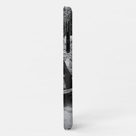 FIAT 500-auto in zwart-wit Case-Mate iPhone Case (Achterkant/links)