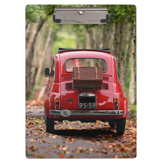 Fiat 500-auto klembord (Voorkant)