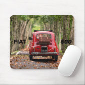 Fiat 500-auto muismat (Met muis)