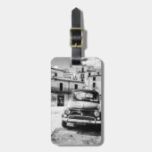 Fiat 500 Bagagelabel, klassieke Italiaanse auto Bagagelabel (Voorkant verticaal)