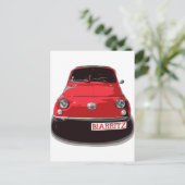 Fiat 500 Biarritz Briefkaart (Staand voorkant)