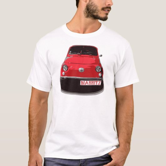 Fiat 500 Biarritz T-shirt (Voorkant)