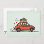  Fiat 500 Briefkaart (Voorkant / Achterkant)