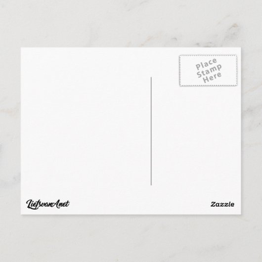 Fiat 500 Briefkaart (Achterkant)